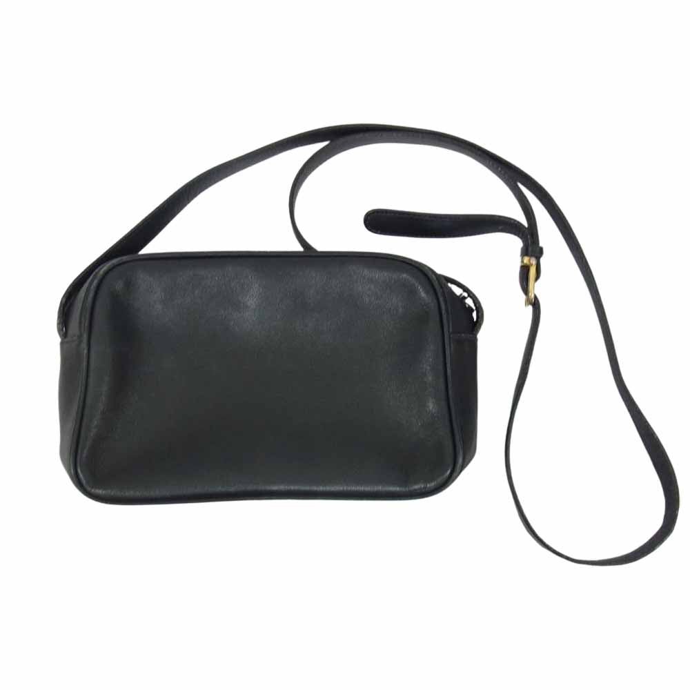OLD CELINE トリオンフ レザーショルダーバッグ ブラウン / ブラック CELINE セリーヌ トリオンフ ブラゾン レザー クロスボディ ショルダー