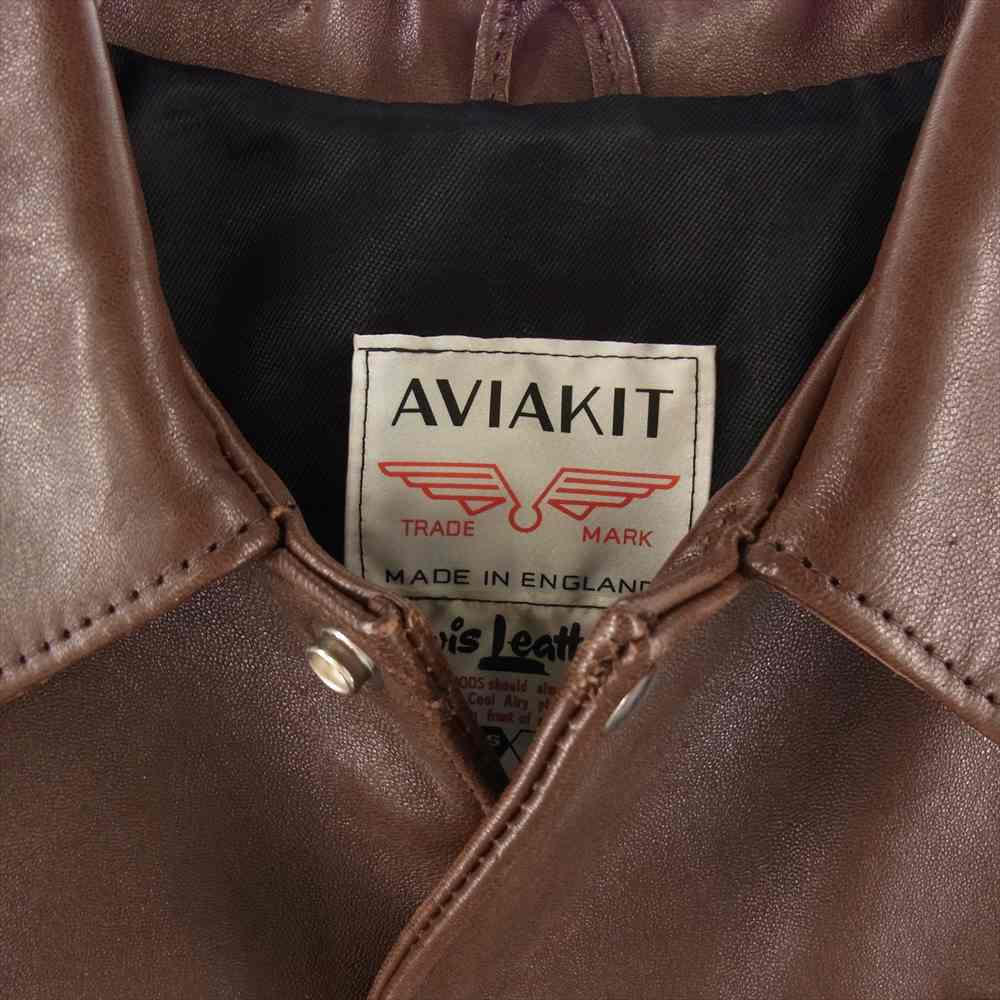 Lewis Leathers ルイスレザー Western jacket  シープ スキン ブラウン系 36【美品】【中古】