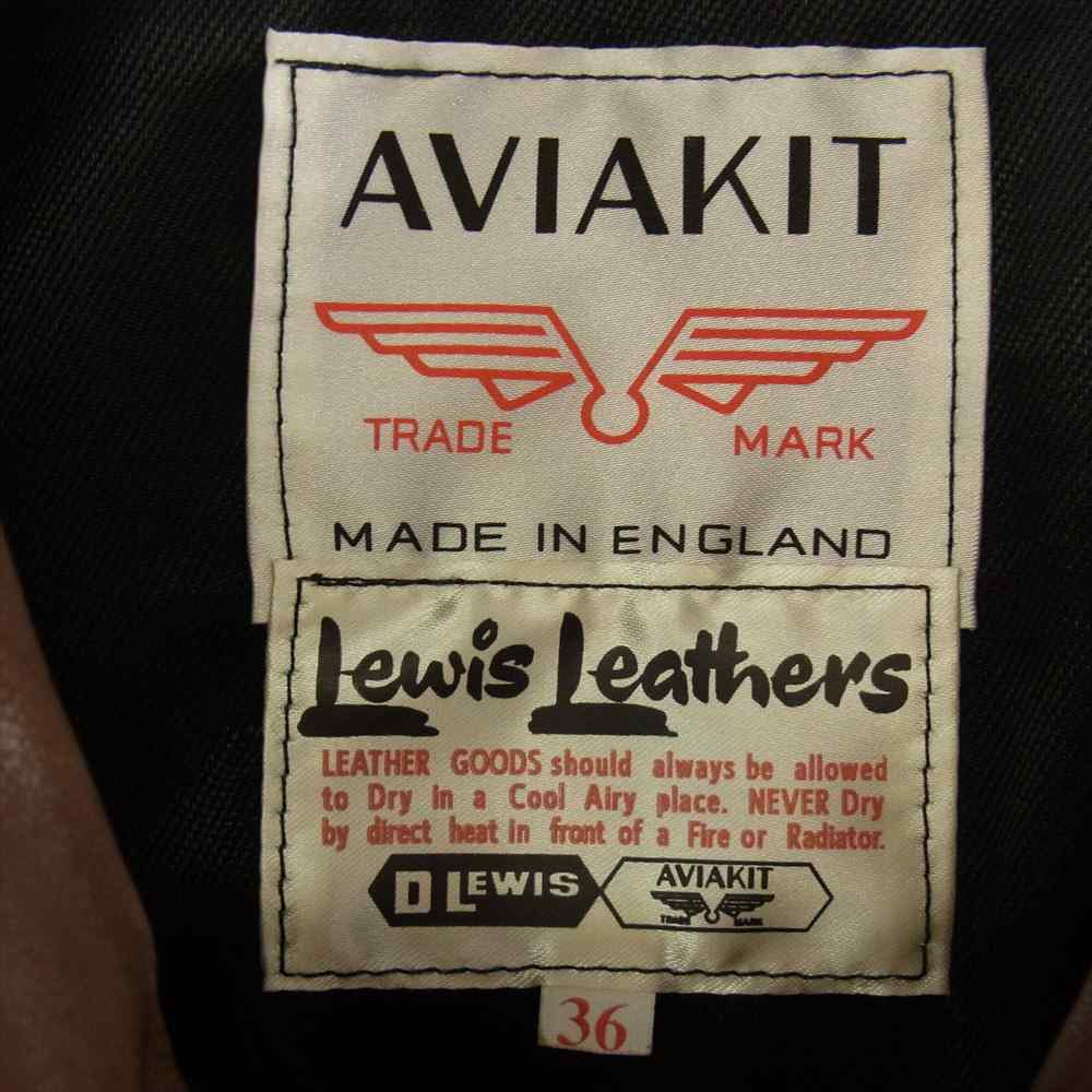 Lewis Leathers ルイスレザー Western jacket  シープ スキン ブラウン系 36【美品】【中古】