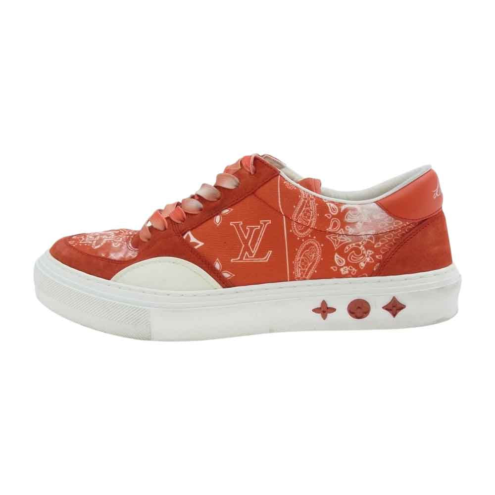 LOUIS VUITTON ルイ・ヴィトン 1AA7MY LV オリ ライン スニーカー レッド系 6 1/2【中古】