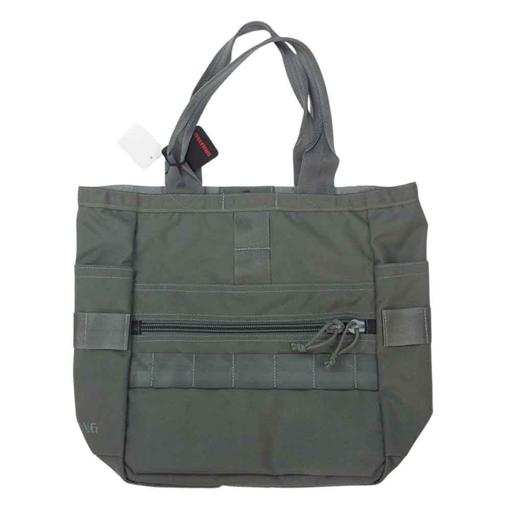 BRIEFING ブリーフィング BRA221T11-012-001 FREIGHTER BUCKET フレイター バケット ビジネス トートバッグ カーキ系【新古品】【未使用】【中古】