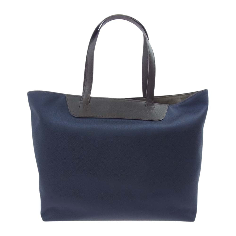 PELLE MORBIDA ペッレモルビダ PMO-CA113 Capitano キャピターノ パスケース&ホイッスル ビジネス トートバック ネイビー ダークブラウン ネイビー系【新古品】【未使用】【中古】