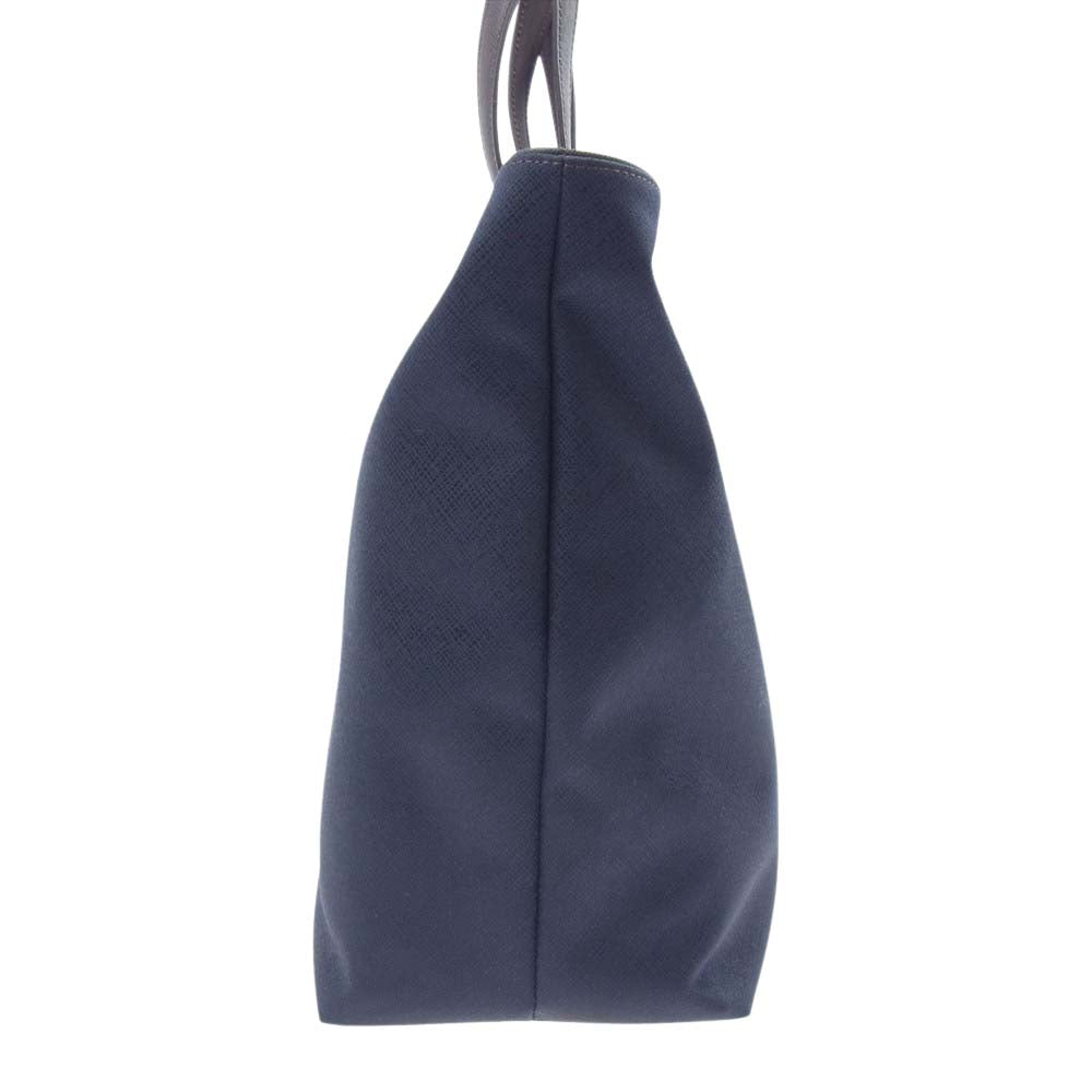 PELLE MORBIDA ペッレモルビダ PMO-CA113 Capitano キャピターノ パスケース&ホイッスル ビジネス トートバック ネイビー ダークブラウン ネイビー系【新古品】【未使用】【中古】