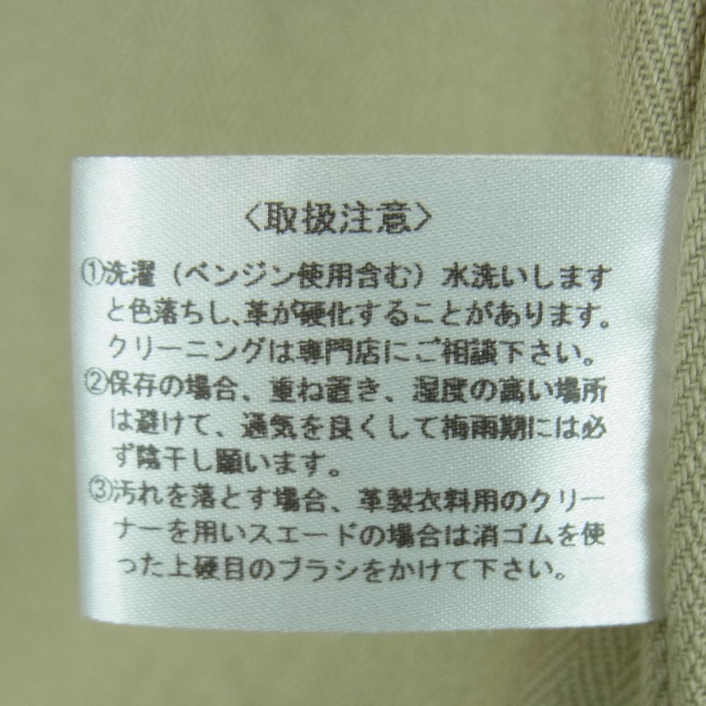 天神ワークス JS03 Sports jacket スポーツ レザー ジャケット ライトブラウン系 オレンジがかったブラウン系 36【中古】