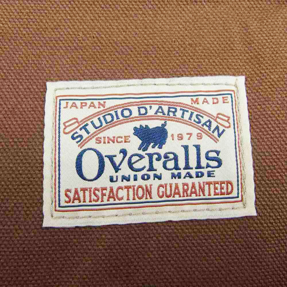 STUDIO D’ARTISAN ステュディオダルチザン 1802 12oz ダック ペインター ワーク パンツ ブラウン系 31【美品】【中古】