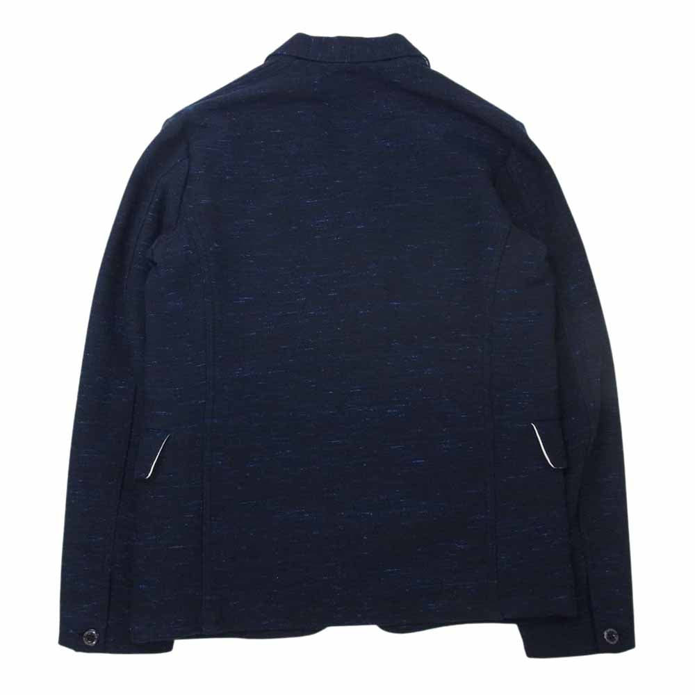STUDIO D’ARTISAN ステュディオダルチザン ネップ クラシック テーラード ジャケット ネイビー系 38【極上美品】【中古】
