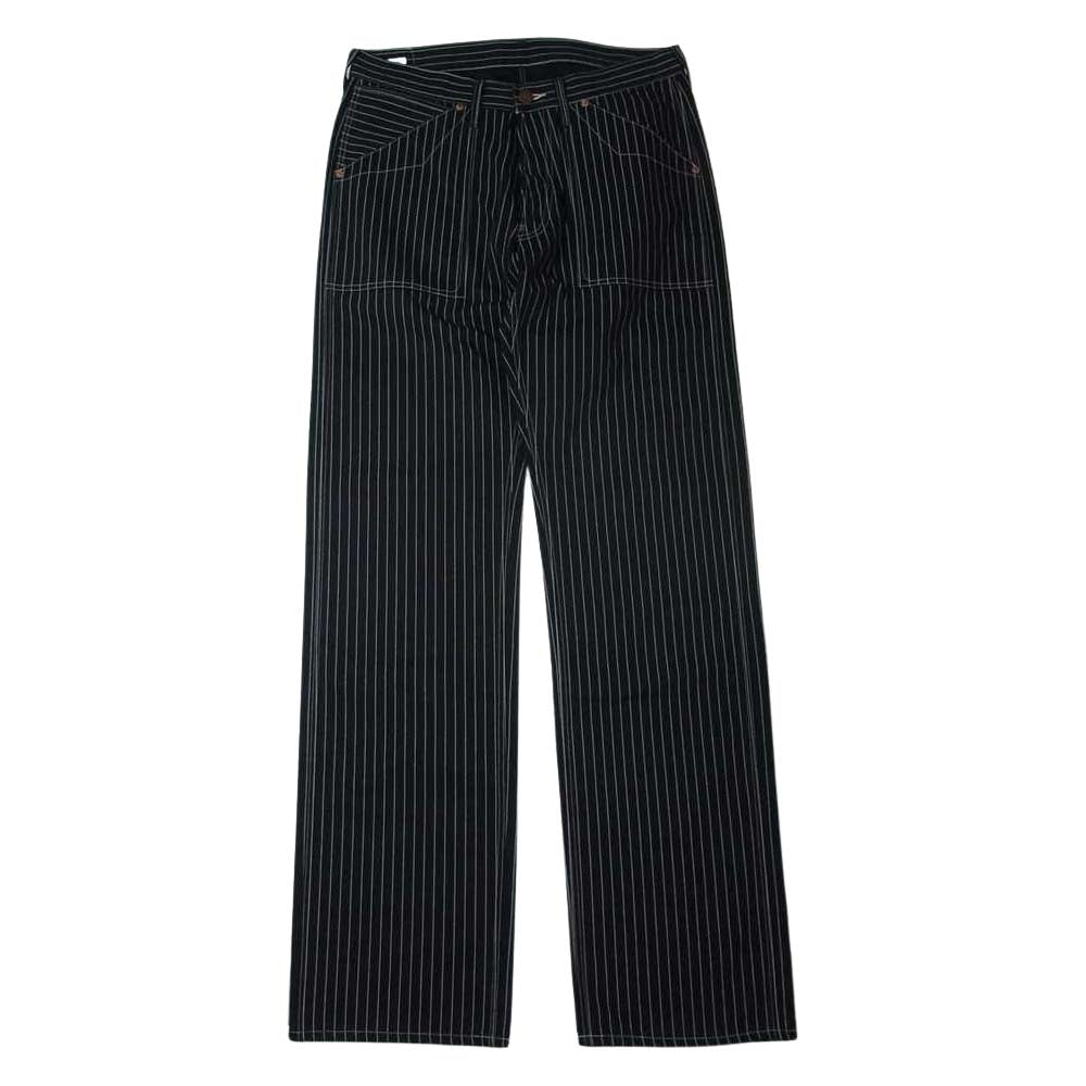 Pherrow's フェローズ lot 333 30年代モデル ウォバッシュ ワーク パンツ ブラック系 ブラック系 32【美品】【中古】