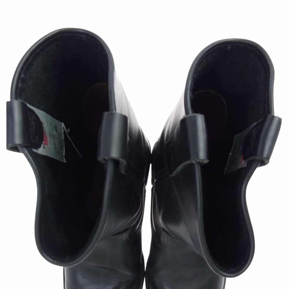 RED WING レッドウィング 8155 羽タグ レザー ペコスブーツ ブラック系 USA 6 1/2【中古】
