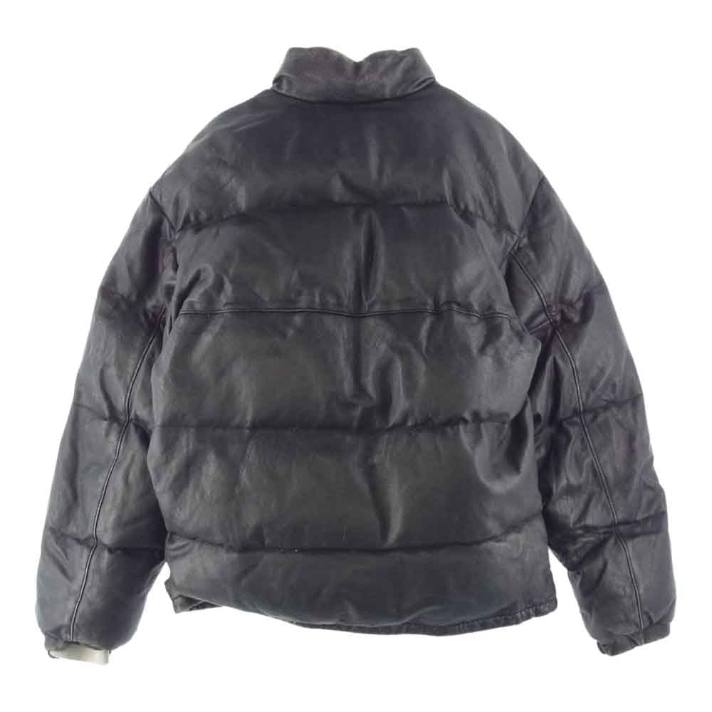 schott ショット USA製 レザー ダウンジャケット ブラック系 38【中古】