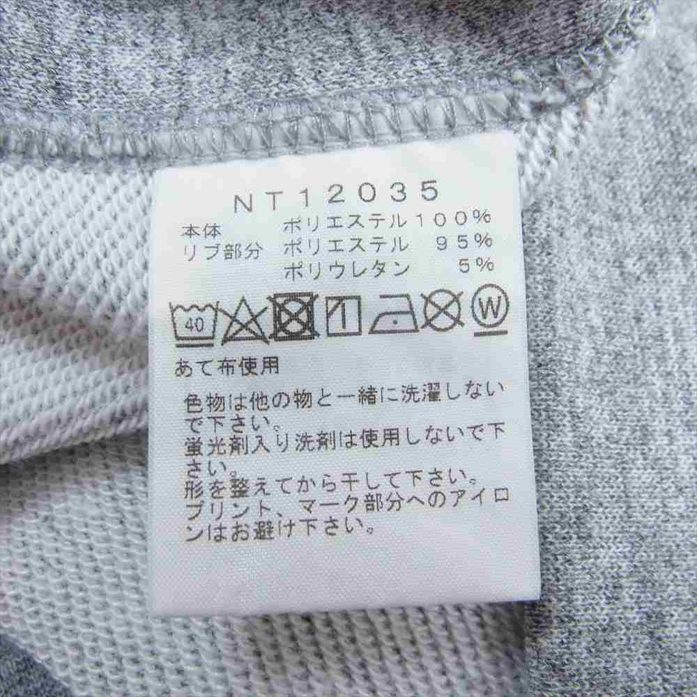 THE NORTH FACE ノースフェイス NT12035 Square Logo Hoodie スクエア ロゴ フーディー パーカー グレー系 M【中古】