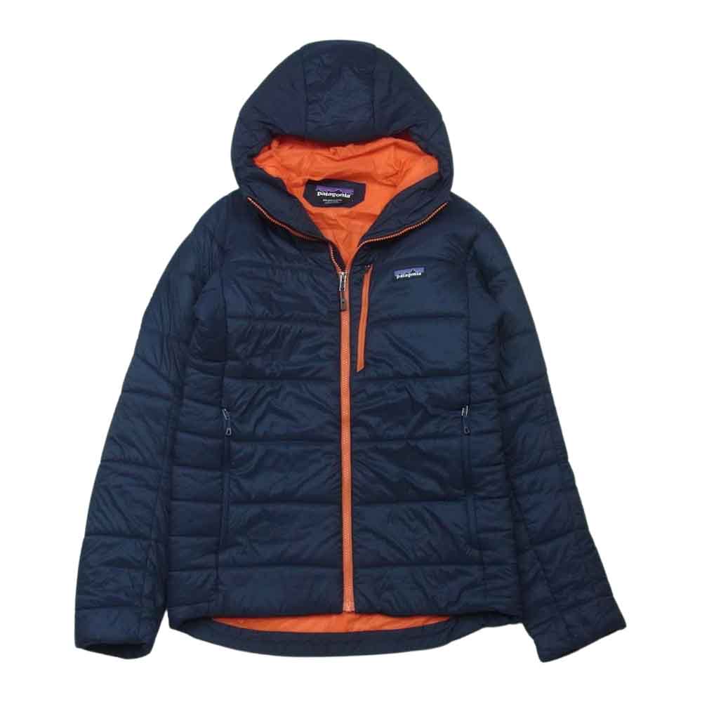 patagonia パタゴニア 17AW 84390 17年製 Hyper Puff Hoody ハイパー パフ フーディ ジャケット ダークネイビー系 オレンジ系 XS【中古】