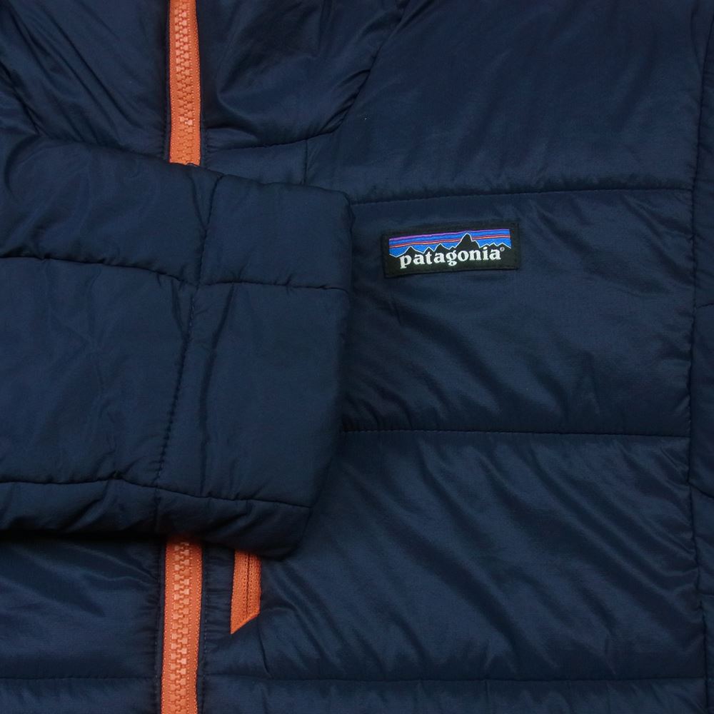 patagonia パタゴニア 17AW 84390 17年製 Hyper Puff Hoody ハイパー パフ フーディ ジャケット ダークネイビー系 オレンジ系 XS【中古】