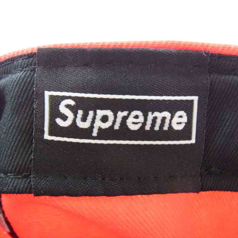 Supreme シュプリーム 22SS New Era ニューエラ 2-Tone Box Logo ツートン ボックスロゴ キャップ レッド系 パープル系 7 3/8【美品】【中古】