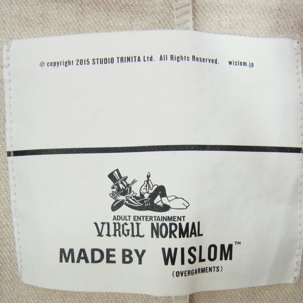 FREAK'S STORE フリークスストア Dickies × VIRGIL NORMAL × WISLOM ディッキーズ ヴァージルノーマル ウィズロム リネン 3B テーラードジャケット ベージュ系 L【中古】
