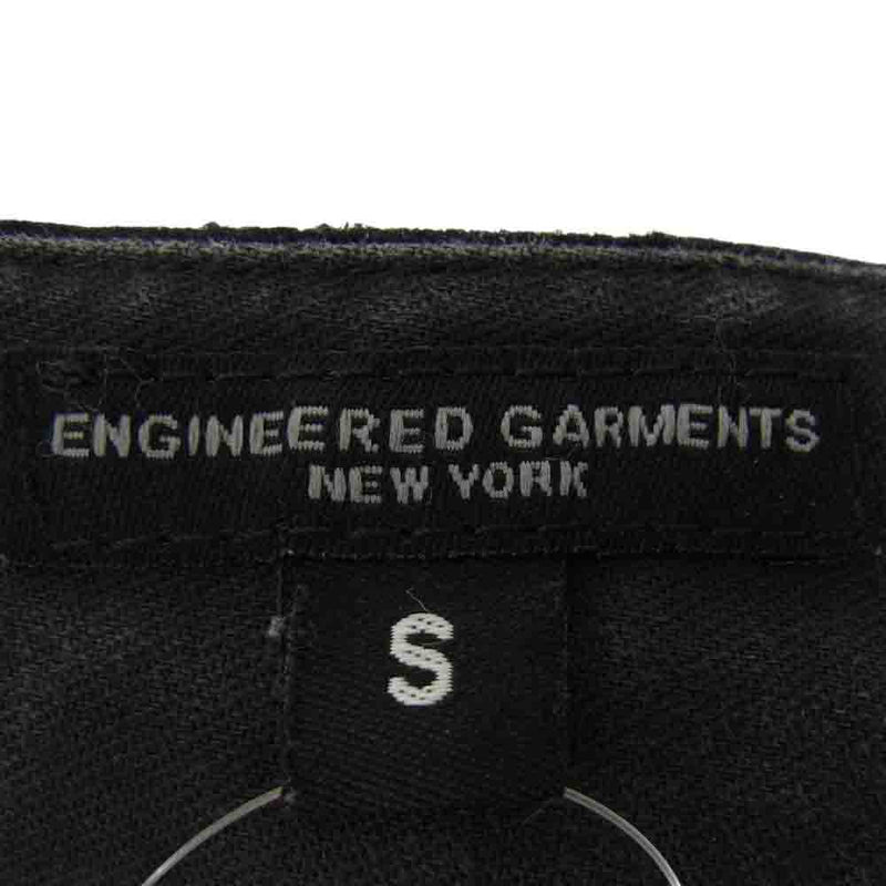 Engineered Garments エンジニアードガーメンツ ウール ボーダー イージー パンツ ネイビー系 S【中古】