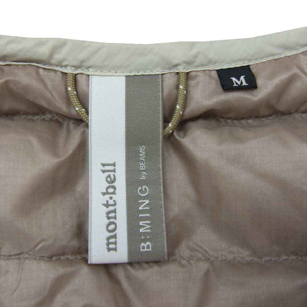 mont-bell モンベル B:MING by BEAMS 1601109 ビーミングバイビームス 別注 スペリオダウン インナーダウンジャケット ベージュ系 M【中古】