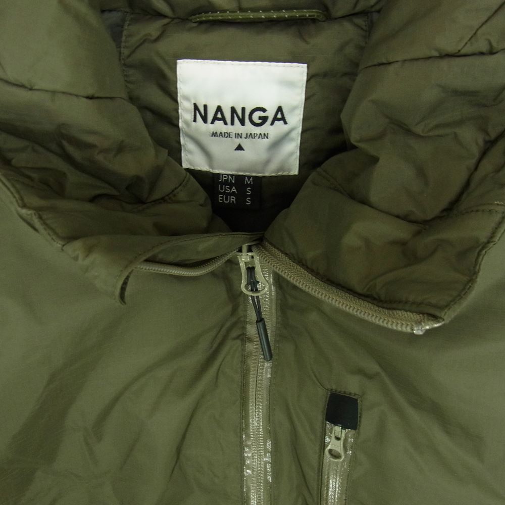 NANGA ナンガ AURORA DOWN JACKET オーロラ ダウン ジャケット カーキ系 M【美品】【中古】