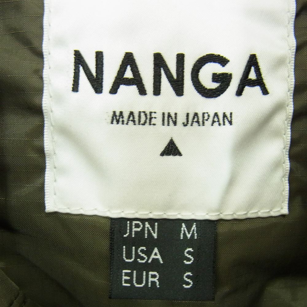 NANGA ナンガ AURORA DOWN JACKET オーロラ ダウン ジャケット カーキ系 M【美品】【中古】