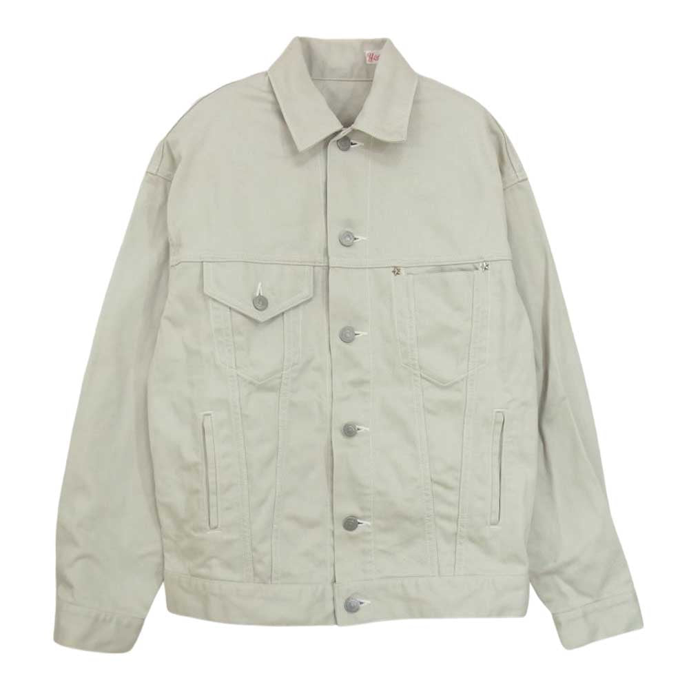ヤングアンドオルセン YO1601-JK005 3rdタイプ スタースタッズ ピケ ジャケット オフホワイト系 4【中古】