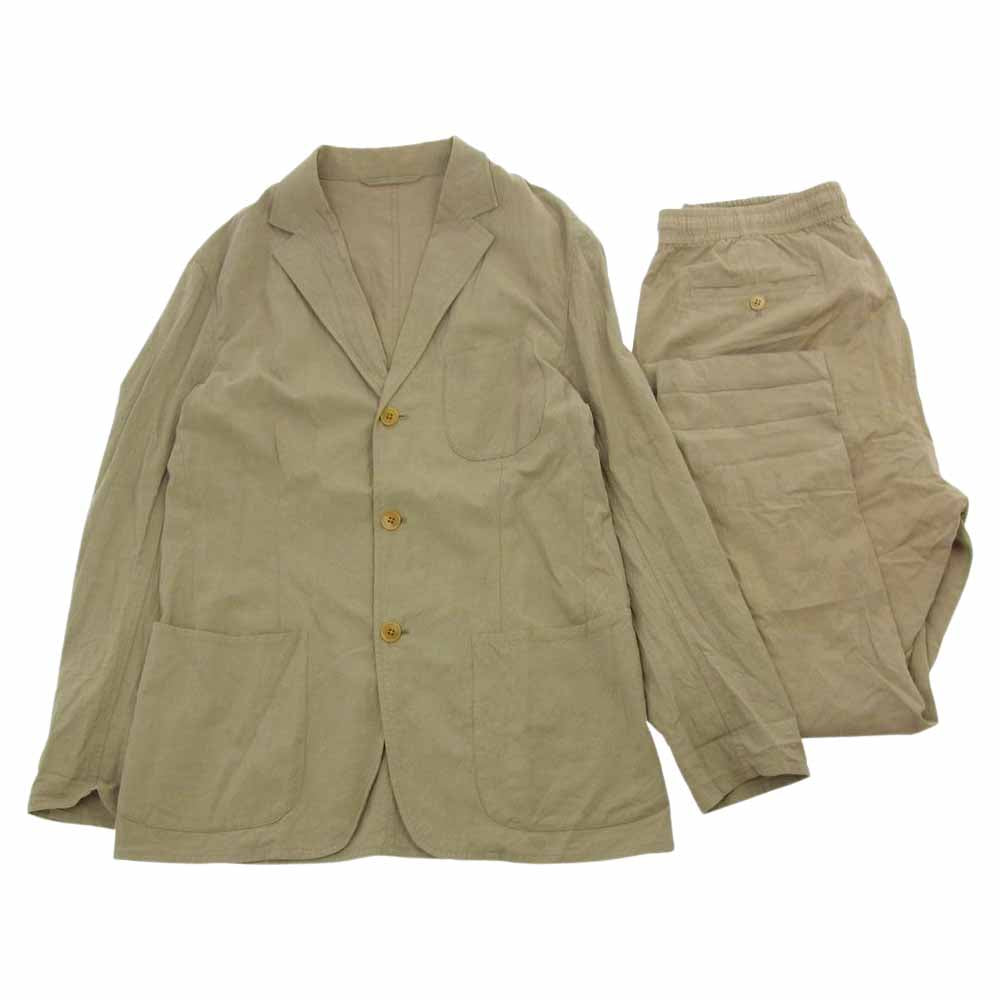 モリスアンドサンズ 17S-KW-002 ストレッチ レーヨンリネンコットン セットアップ カーキ系 3【中古】