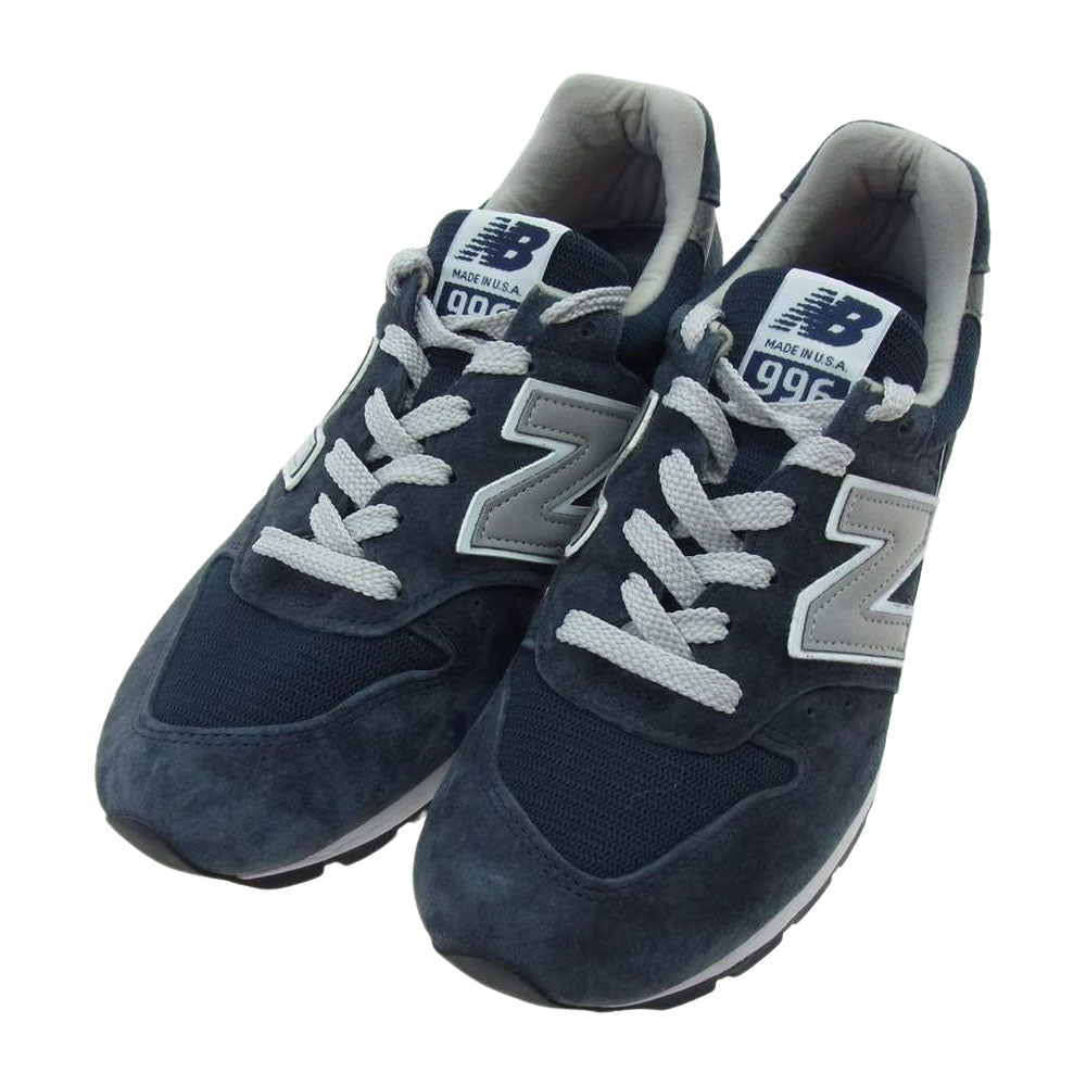 NEW BALANCE ニューバランス M996NAV スニーカー ランニングシューズ ネイビー系 26.5cm【中古】