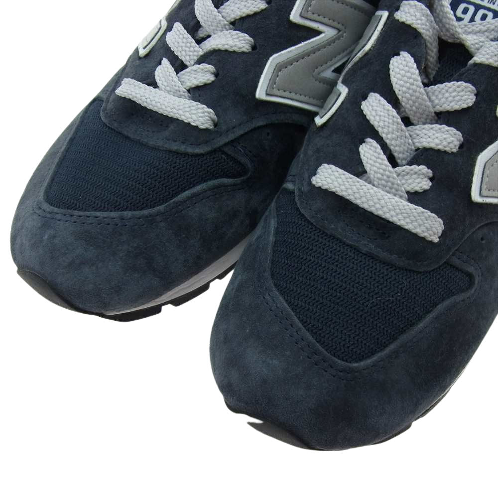 NEW BALANCE ニューバランス M996NAV スニーカー ランニングシューズ ネイビー系 26.5cm【中古】