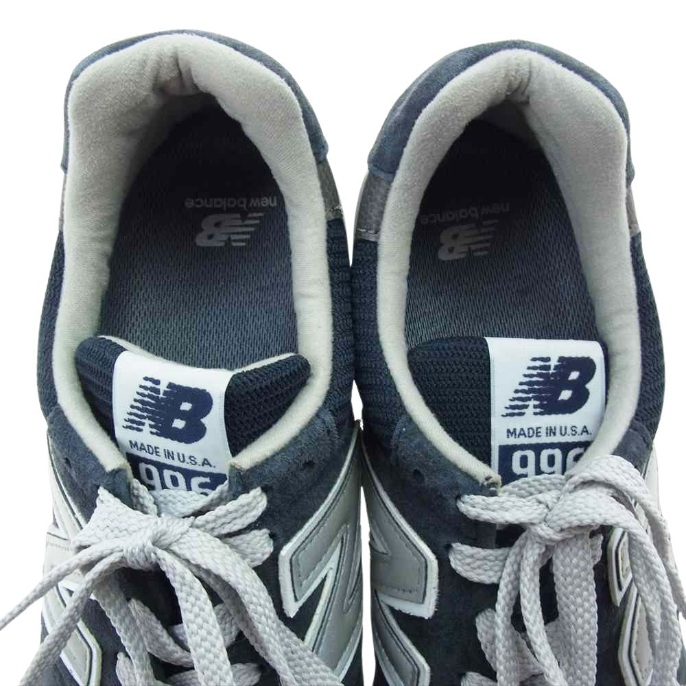 NEW BALANCE ニューバランス M996NAV スニーカー ランニングシューズ ネイビー系 26.5cm【中古】