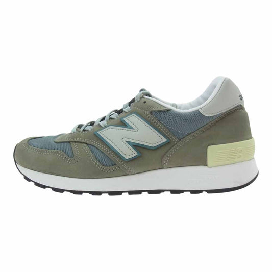 NEW BALANCE ニューバランス M1300JP3 スニーカー ランニングシューズ モスグリーン系【中古】
