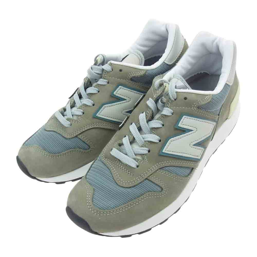 NEW BALANCE ニューバランス M1300JP3 スニーカー ランニングシューズ モスグリーン系【中古】