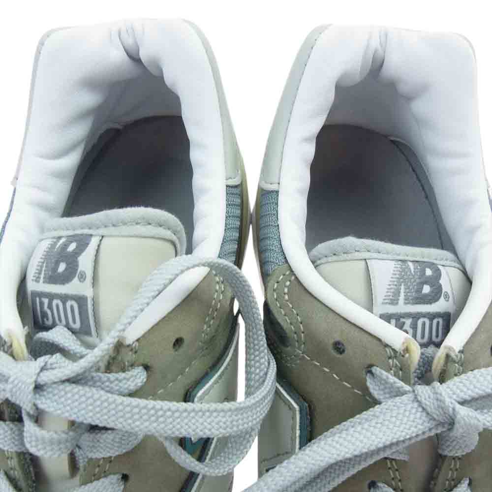 NEW BALANCE ニューバランス M1300JP3 スニーカー ランニングシューズ モスグリーン系【中古】