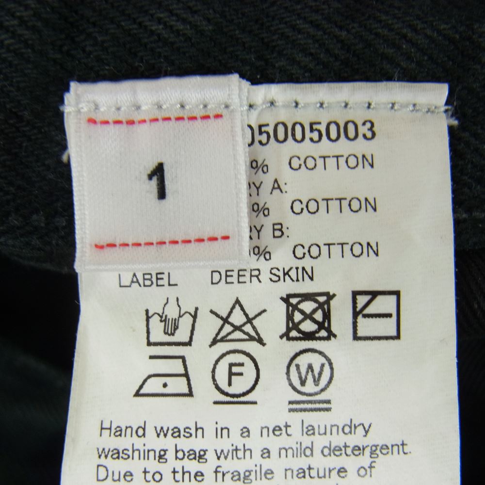 VISVIM ビズビム 0120305005003 20SS SS JOURNEYMAN PANTS BLK TACKED CRASH ジャーニーマン タック　クラッシュ ユーズド 加工 デニム パンツ ブラック系 1【極上美品】【中古】