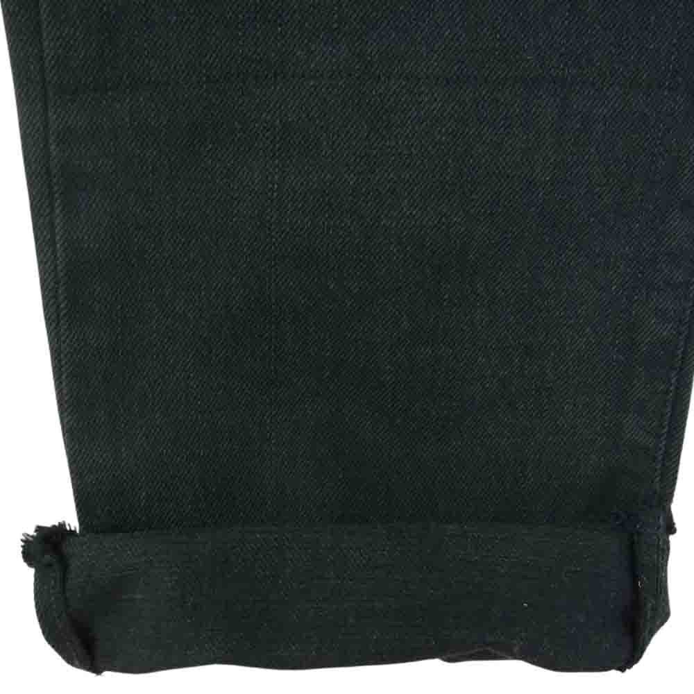 VISVIM ビズビム 0120305005003 20SS SS JOURNEYMAN PANTS BLK TACKED CRASH ジャーニーマン タック　クラッシュ ユーズド 加工 デニム パンツ ブラック系 1【極上美品】【中古】
