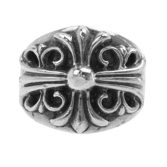 CHROME HEARTS クロムハーツ（原本無） KEEPER RING キーパーリング シルバー系 実寸約23号【中古】