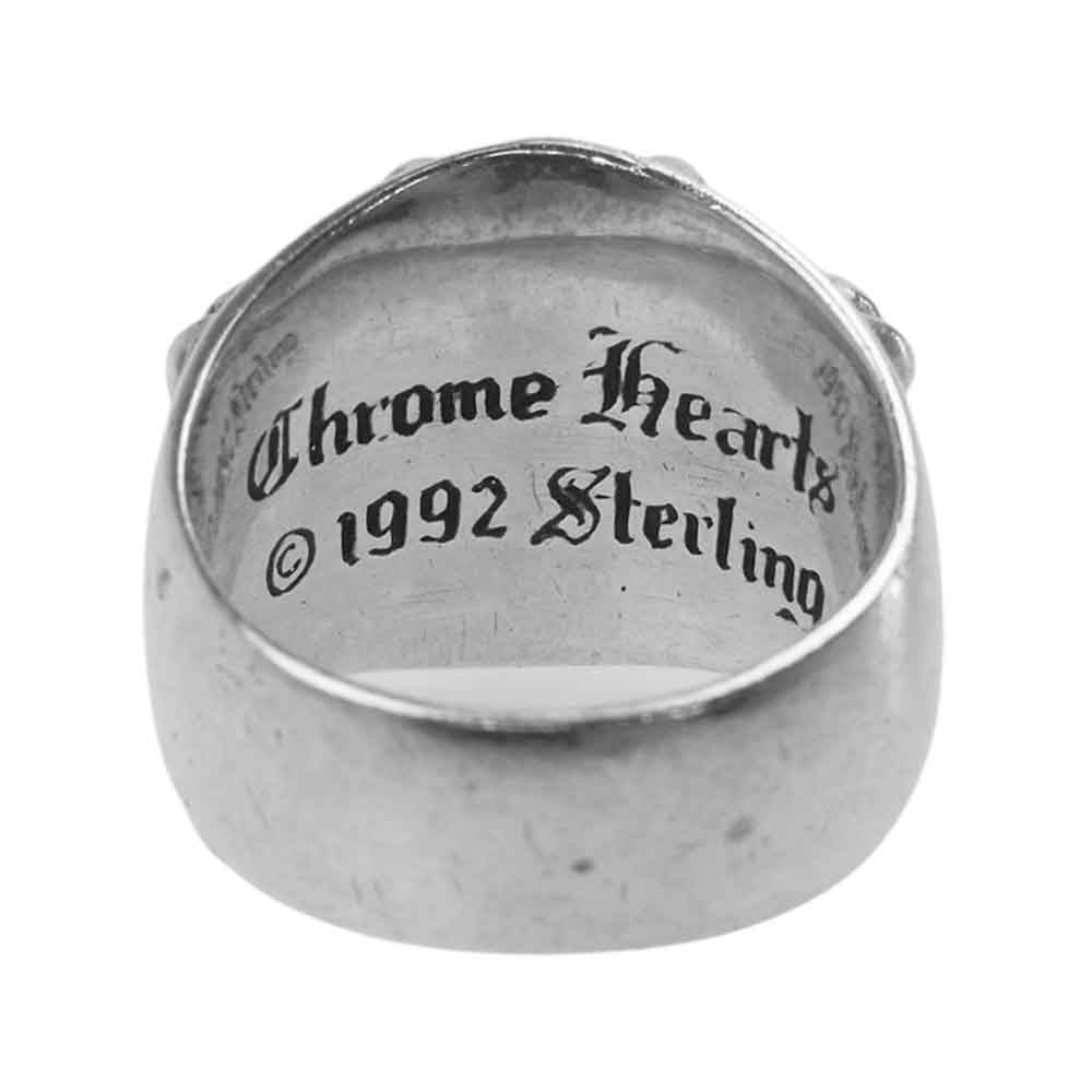 CHROME HEARTS クロムハーツ（原本無） KEEPER RING キーパーリング シルバー系 実寸約23号【中古】