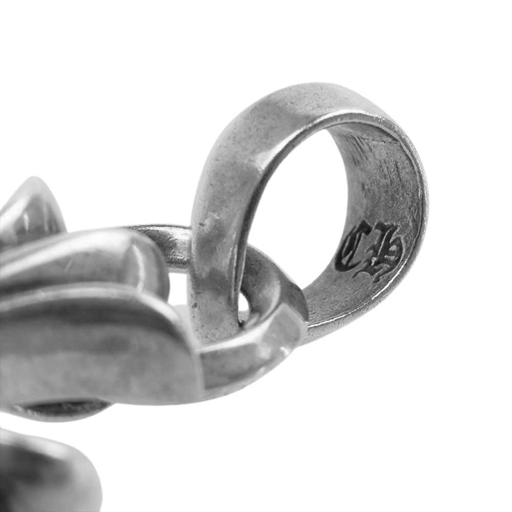 CHROME HEARTS クロムハーツ（原本無） CH CRS SM W/BALE スモール CH クロス ペンダントトップ ウィズ ベイル シルバー系【中古】