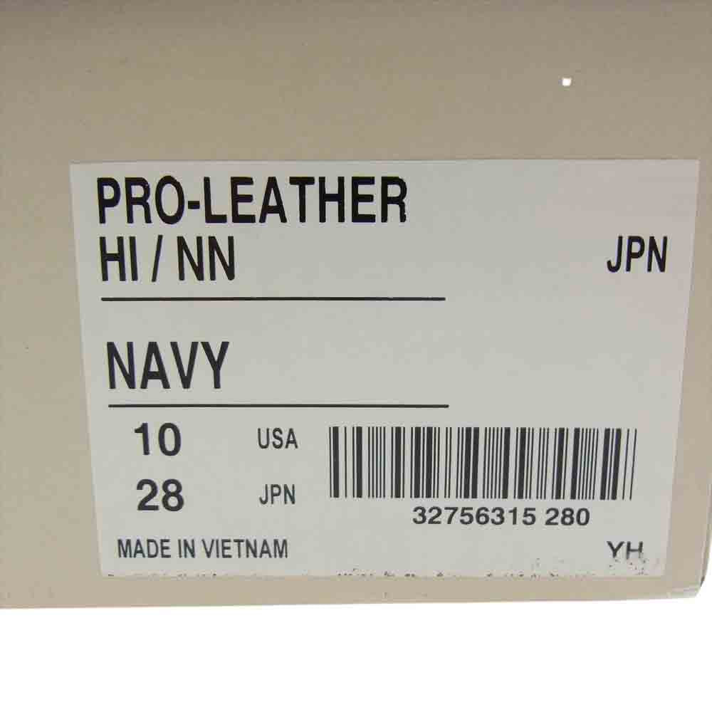 CONVERSE コンバース nonnative ノンネイティブ PRO LEATHER HI NN NAVY プロレザー ハイ スニーカー ネイビー系 US 10【中古】