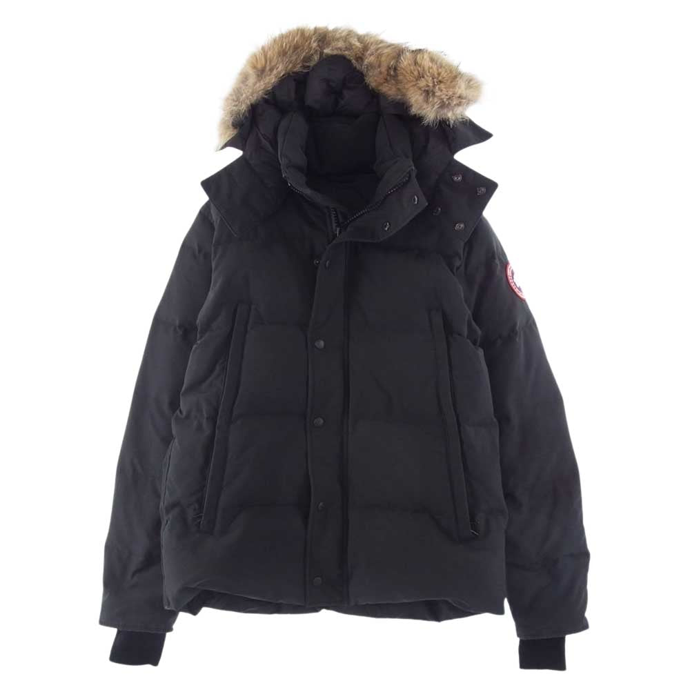 CANADA GOOSE カナダグース 3808MA WYNDHAM PARKA FUSION FIT ウィンダム パーカー フュージョン フィット ダウン ジャケット ブラック系 L【中古】