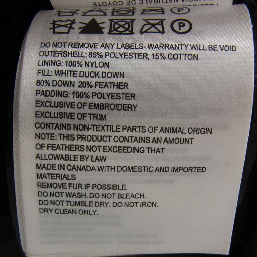 CANADA GOOSE カナダグース 3808MA WYNDHAM PARKA FUSION FIT ウィンダム パーカー フュージョン フィット ダウン ジャケット ブラック系 L【中古】