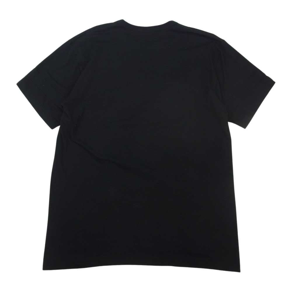 COMME des GARCONS HOMME PLUS コムデギャルソンオムプリュス AD2019 PX-T003 MYENERGY COMES FROM FREEDOM メッセージプリント 半袖Tシャツ ブラック系 L【中古】