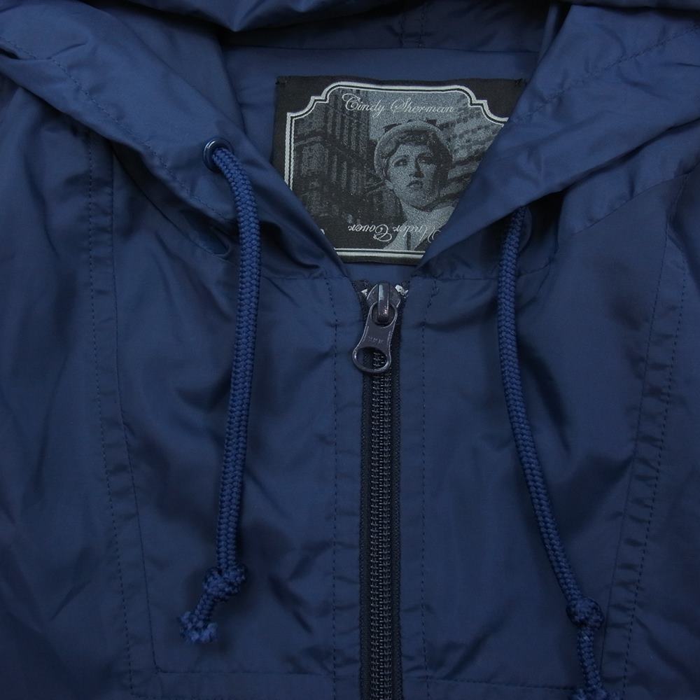 UNDERCOVER アンダーカバー UCY4208-3 Cindy Sherman シンディーシャーマン 袖ファスナー ドッキング ナイロンタフタ アーミー パーカー ネイビー系 3【中古】