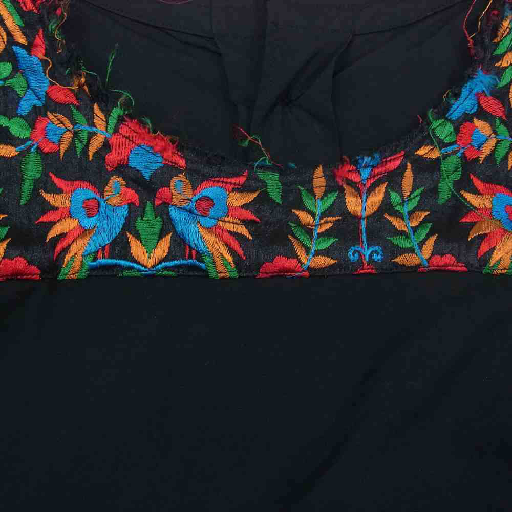 COMME des GARCONS HOMME PLUS コムデギャルソンオムプリュス 18SS PA-B018 Disco期 前後逆転 フラワー刺繍シャツ ブラック系 S【中古】