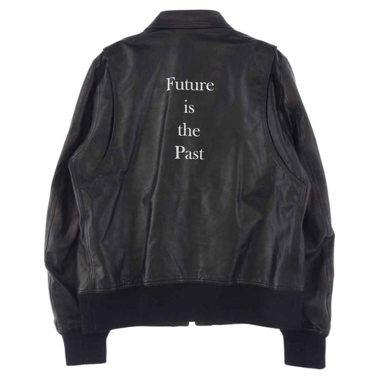 UNDERCOVER アンダーカバー 20SS UCY4205-3 Future is the Past シープレザーブルゾンライダース ジャケット ブラック系 3【中古】