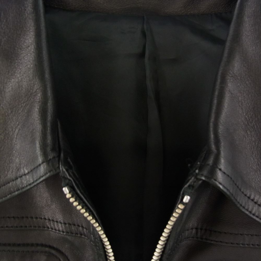 UNDERCOVER アンダーカバー 20SS UCY4205-3 Future is the Past シープレザーブルゾンライダース ジャケット ブラック系 3【中古】