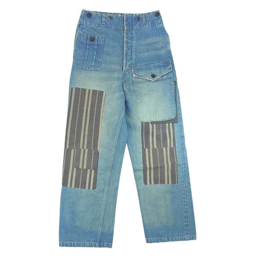 JELADO ジェラード Vintage repair Pants ヴィンテージ  リペア リメイク 加工  インディゴブルー系 サイズ表記無【中古】