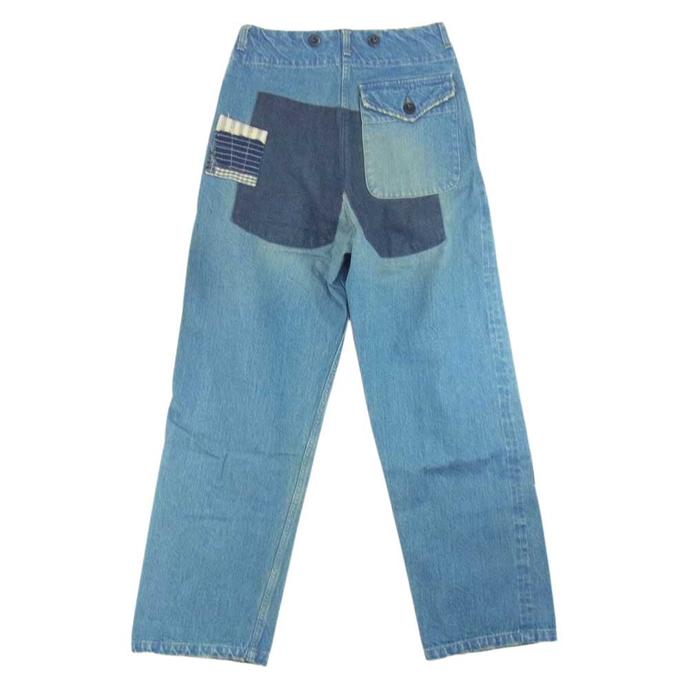JELADO ジェラード Vintage repair Pants ヴィンテージ  リペア リメイク 加工  インディゴブルー系 サイズ表記無【中古】