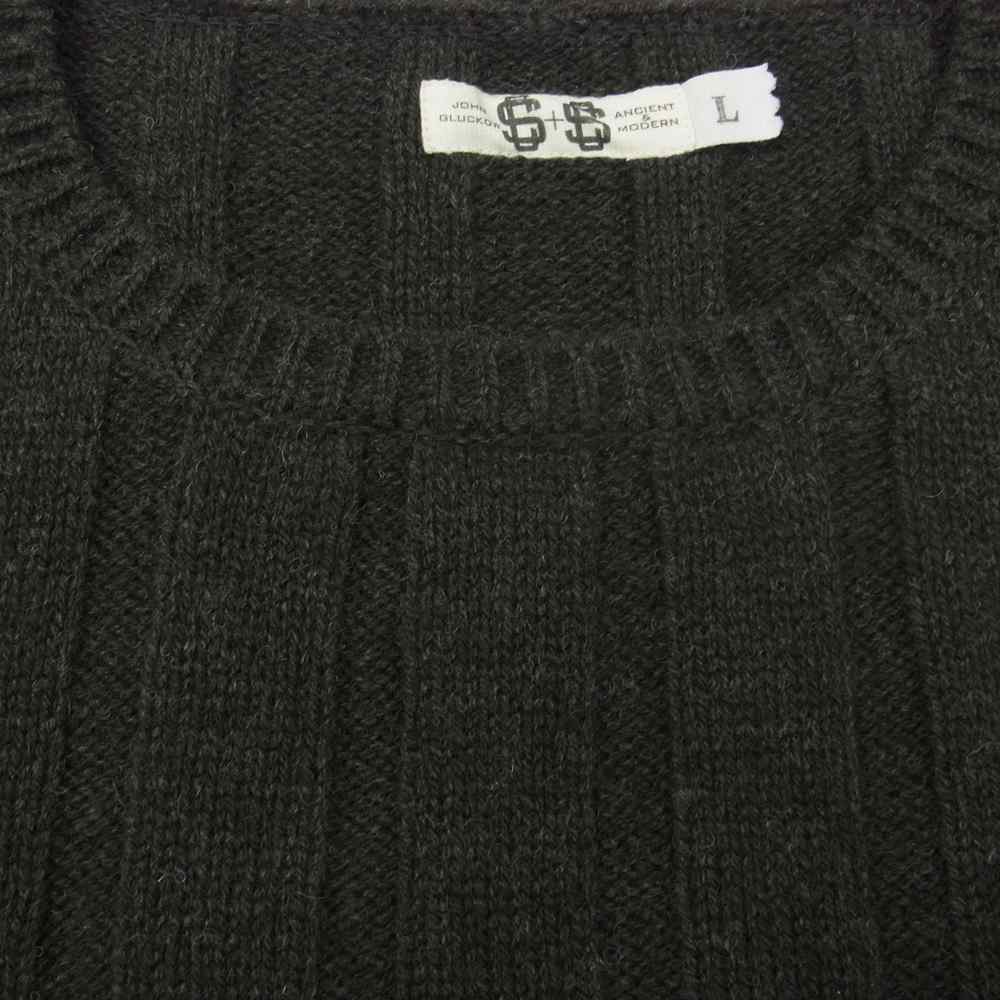 JELADO ジェラード John Gluckow ジョングラッコー ニット セーター カーキ系 L【中古】