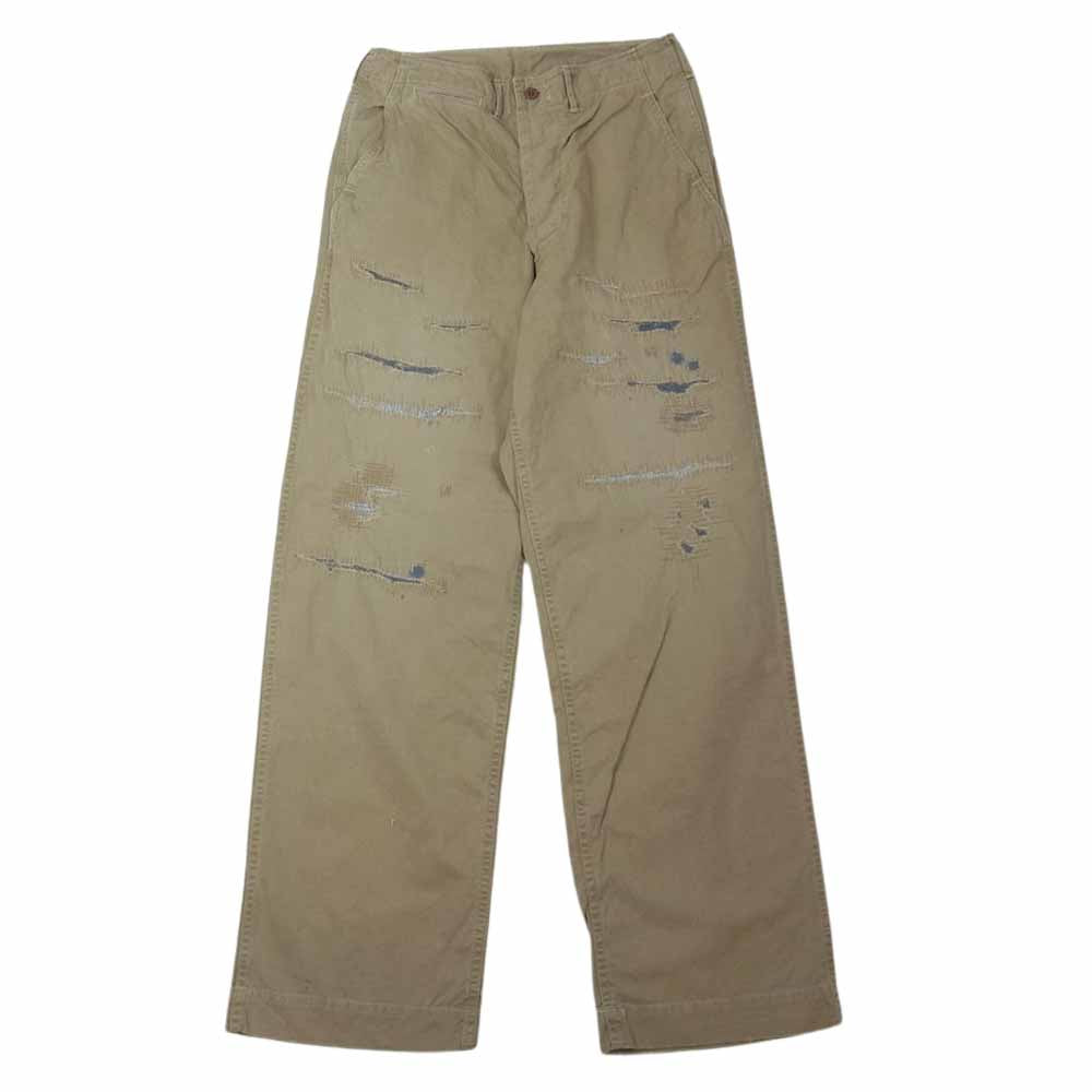 JELADO ジェラード ダメージ加工 リペア加工 チノ パンツ ベージュ系【中古】