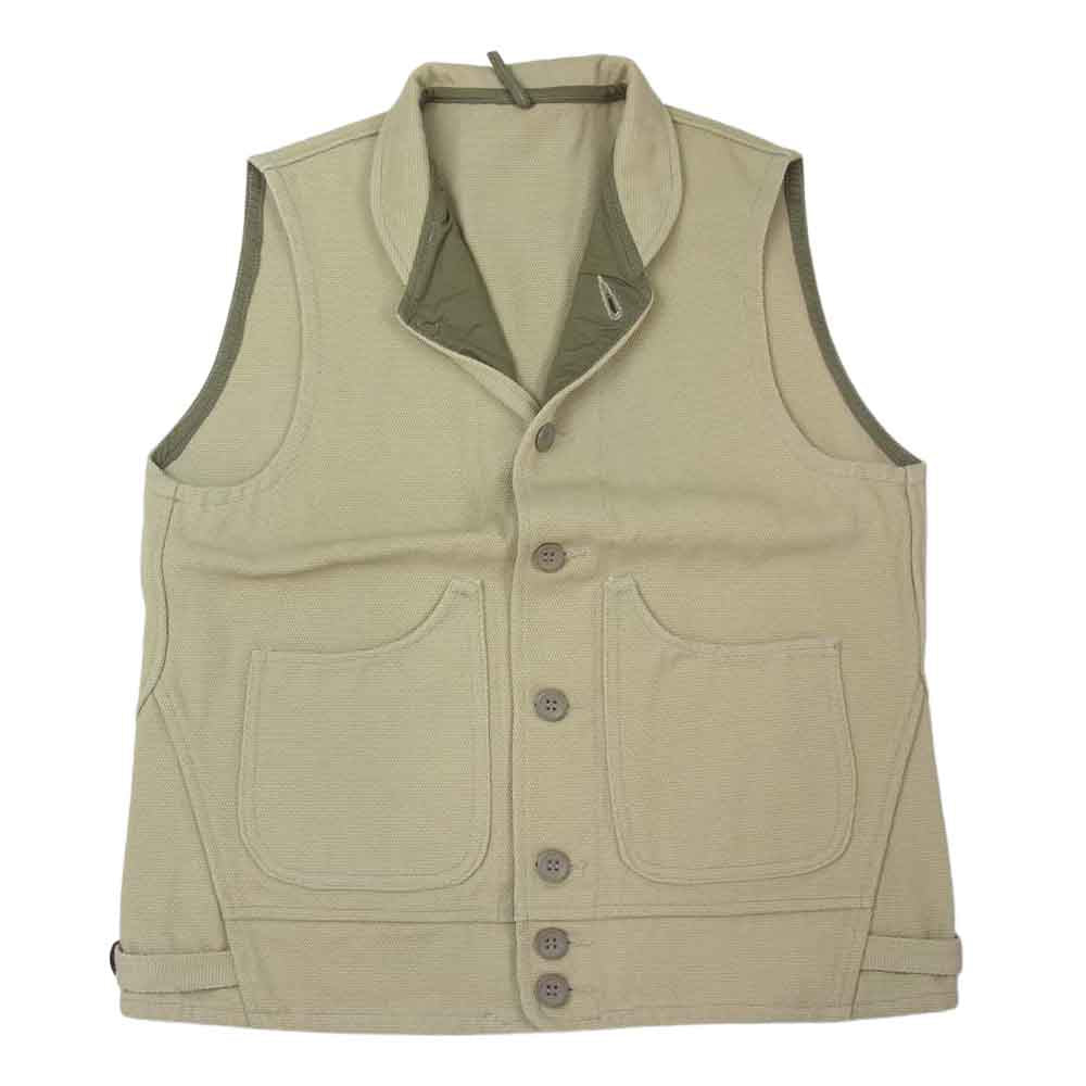 JELADO ジェラード John Gluckow ジョングラッコー Trailblazer Surveyors Vest トレイルブレイザー サー ベイヤーズ ベスト  ベージュ系 M【中古】