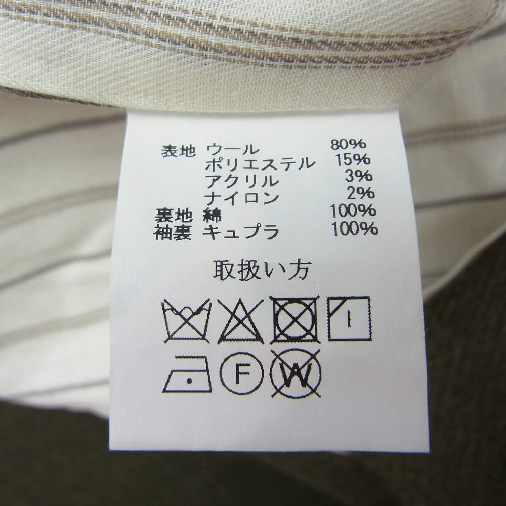 JELADO ジェラード Blue Label テーラード カーキ系 M【美品】【中古】
