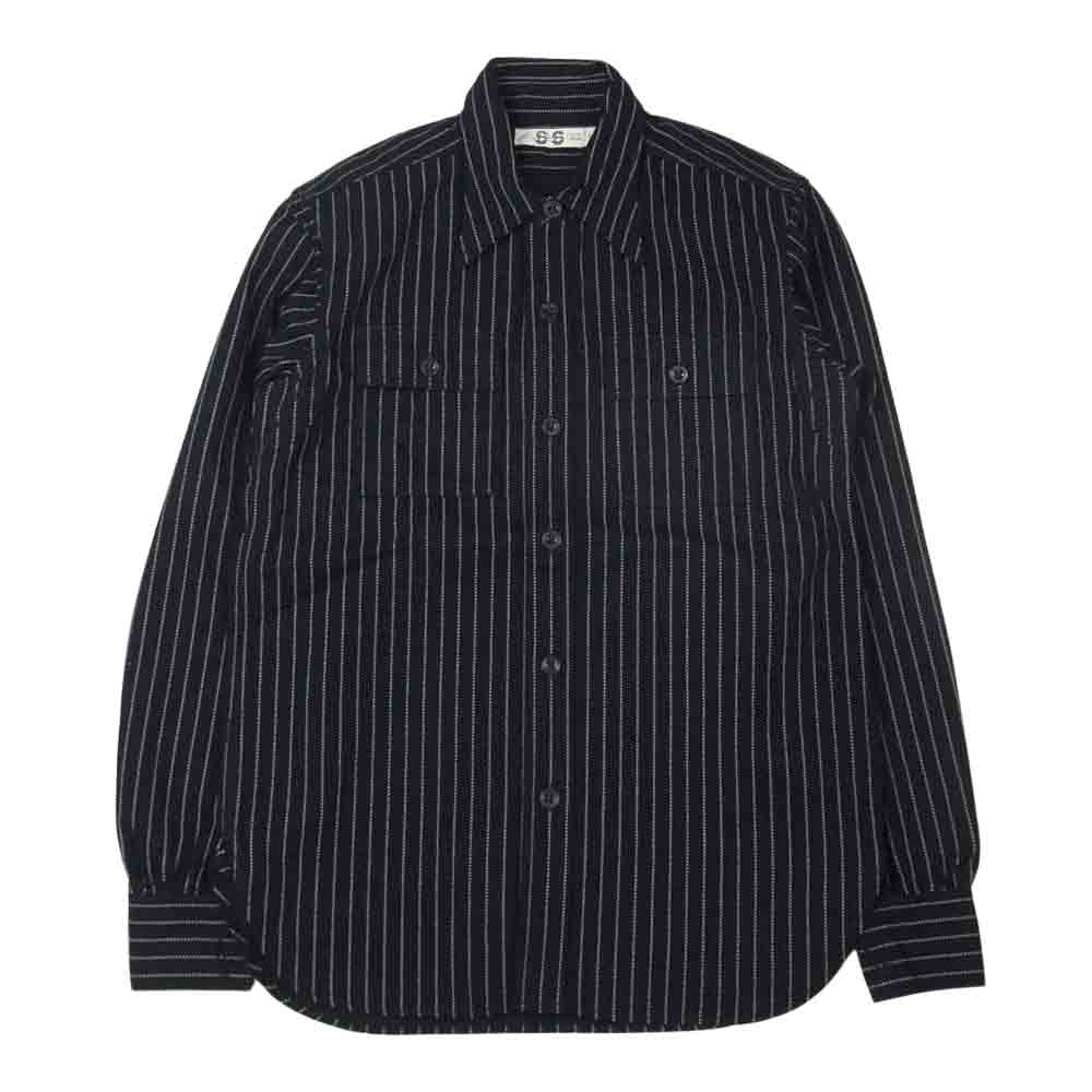 JELADO ジェラード John Gluckow  All Purpose Work Shirts ジョングラッコー ブラック ウォバッシュ ワークシャツ ブラック系 XS【中古】